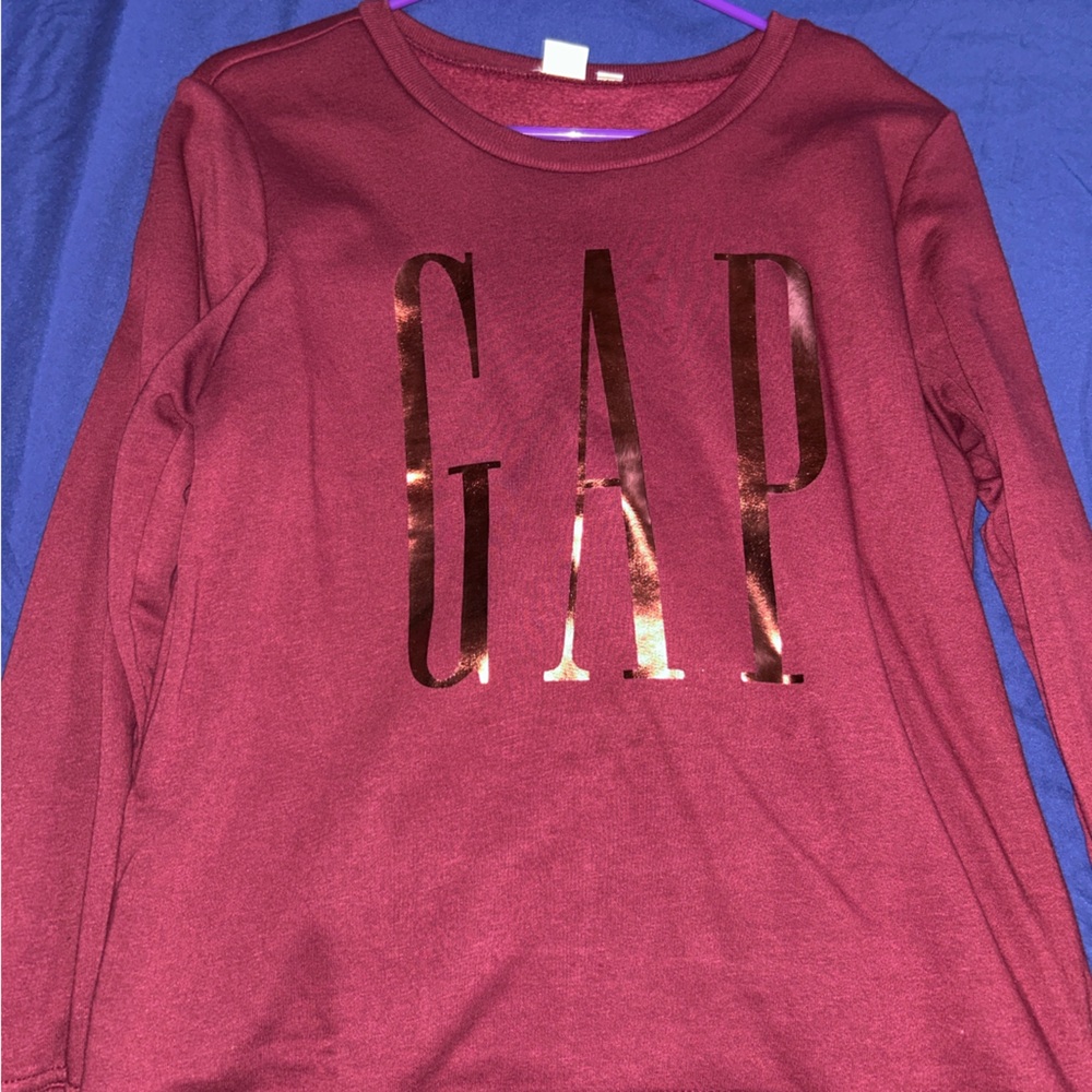 GAP Maroon Logo Sweatshirt